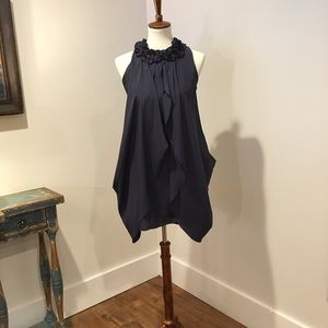 Navy layered party dress